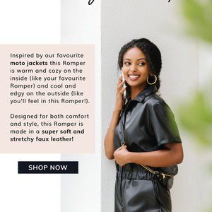 Smash + Tess Gorgeous Black Romper! 💕